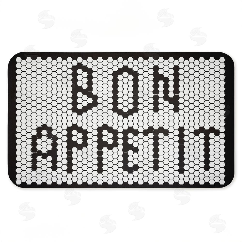 Elizabeth Medley Bon Appetit Mosaic Pattern Kitchen Floor Mat