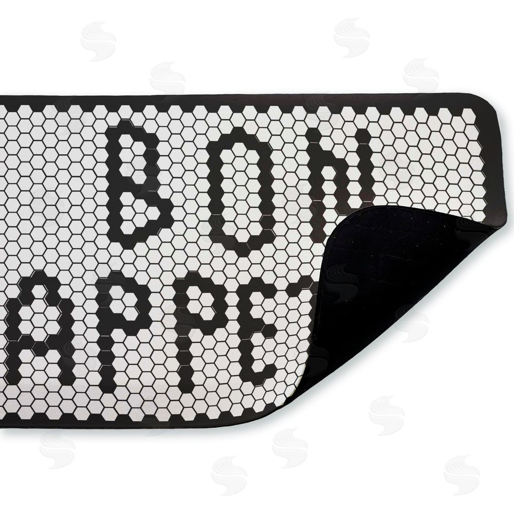 Elizabeth Medley Bon Appetit Mosaic Pattern Kitchen Floor Mat