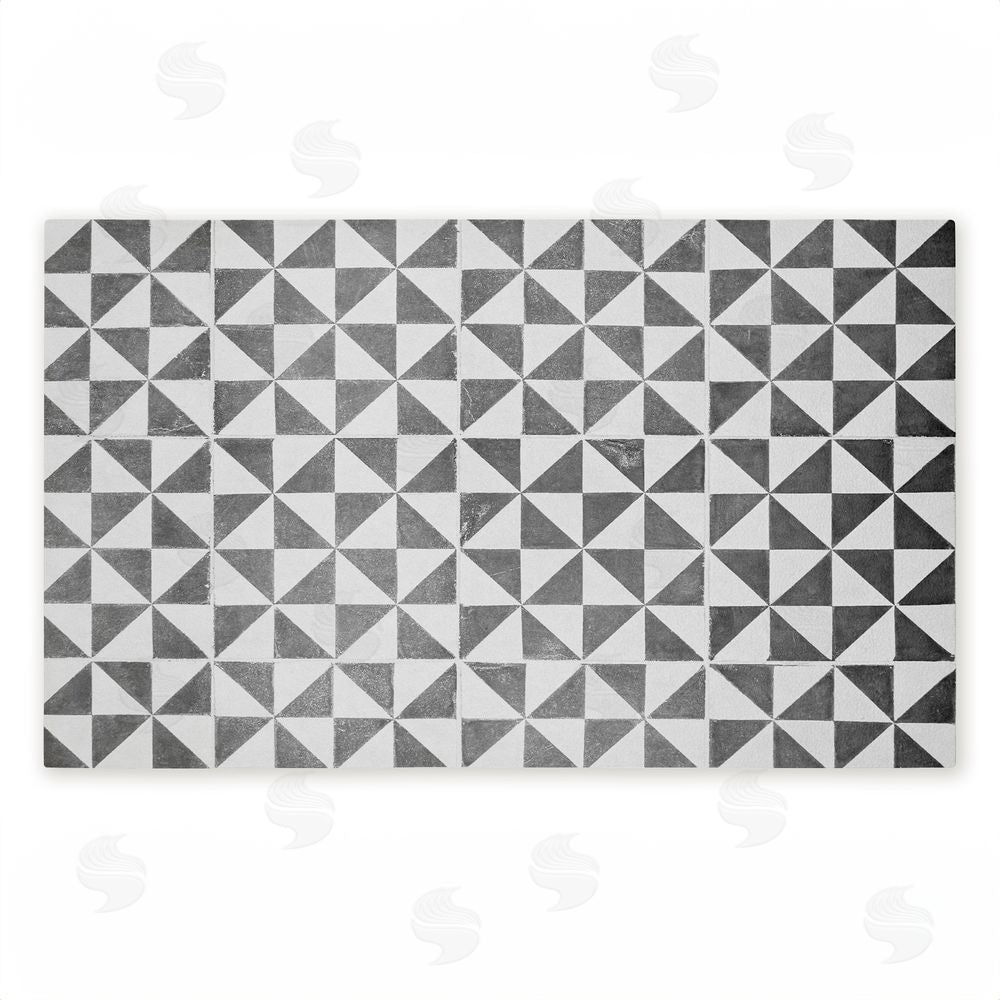 Erin Marie Mediterranean Squares Geometric Unwoven Outdoor Door Mat