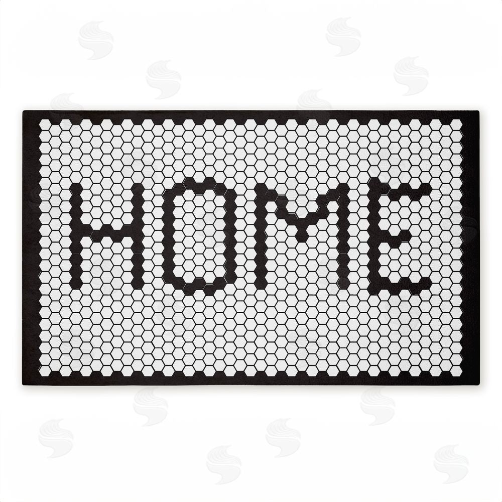 Elizabeth Tyndall Home Mosaic Pattern Unwoven Outdoor Door Mat