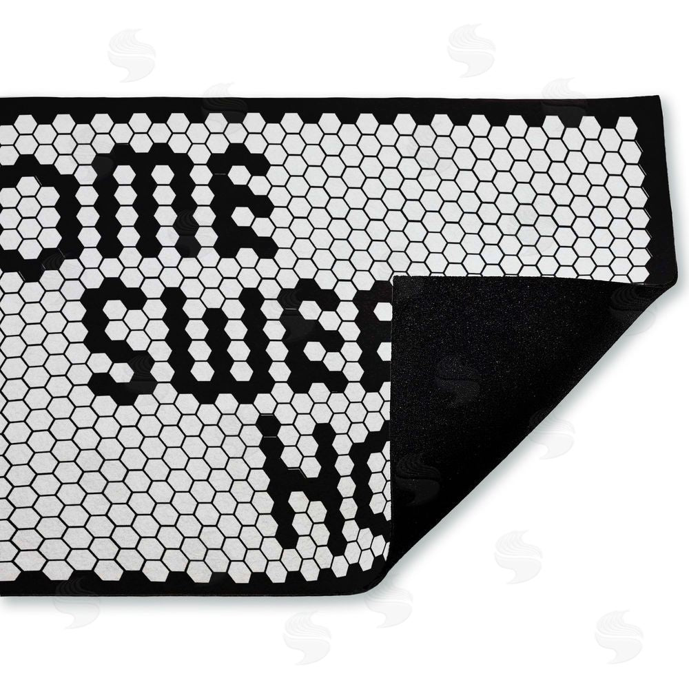 Elizabeth Medley Sweet Home Mosaic Pattern Unwoven Outdoor Door Mat