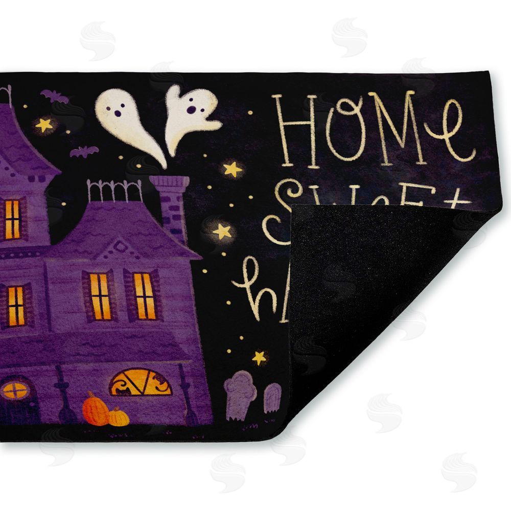 Lindley Wiesner Haunted Sweet Home Unwoven Outdoor Door Mat