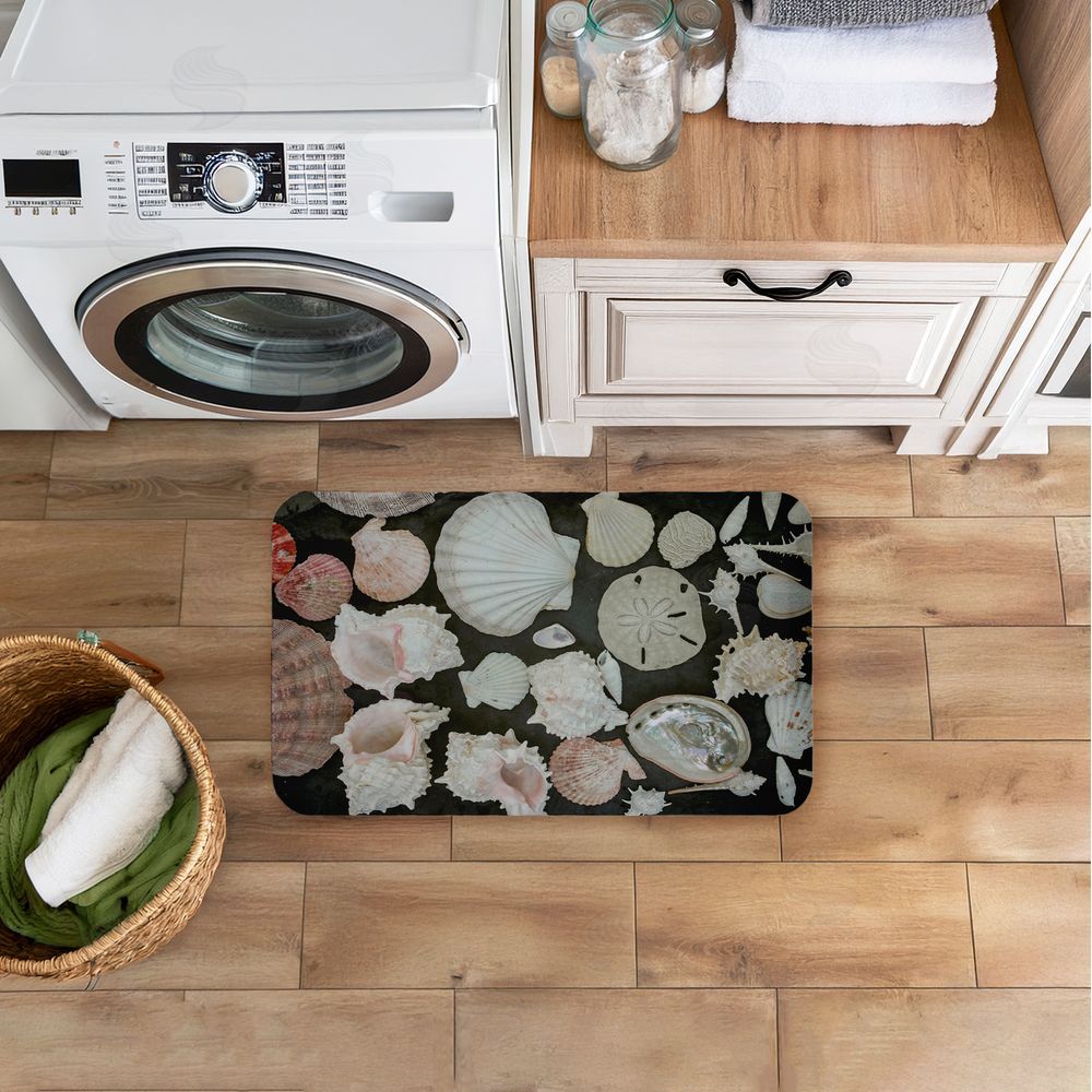 Amy Carroll Summer Shells Display Kitchen Floor Mat