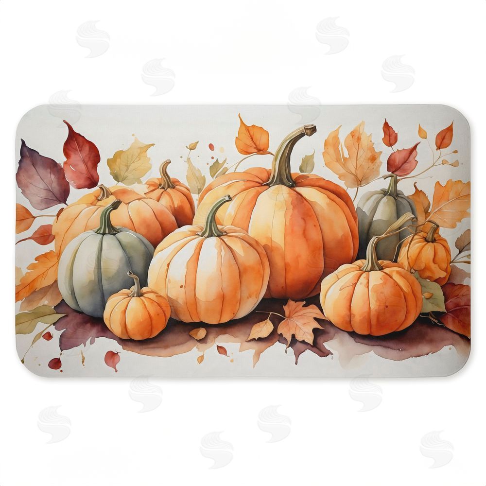 Creative Studio Autumn Pumpkin Harvest Bundle Kitchen Floor Mat