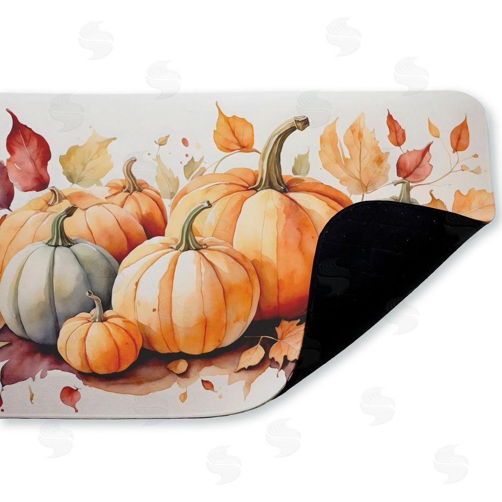 Creative Studio Autumn Pumpkin Harvest Bundle Kitchen Floor Mat
