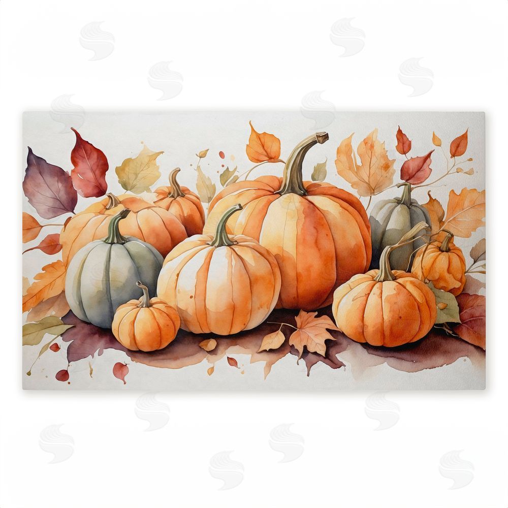 Creative Studio Autumn Pumpkin Harvest Bundle Unwoven Outdoor Door Mat