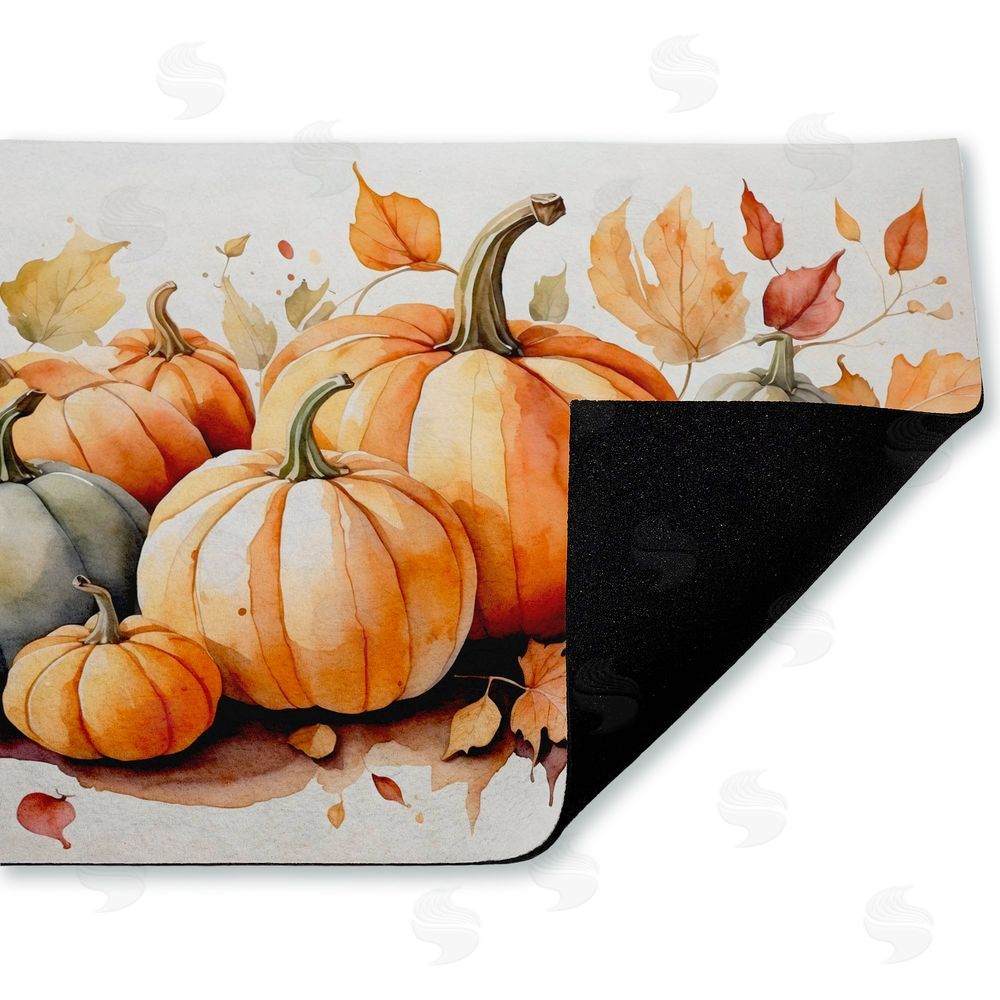 Creative Studio Autumn Pumpkin Harvest Bundle Unwoven Outdoor Door Mat