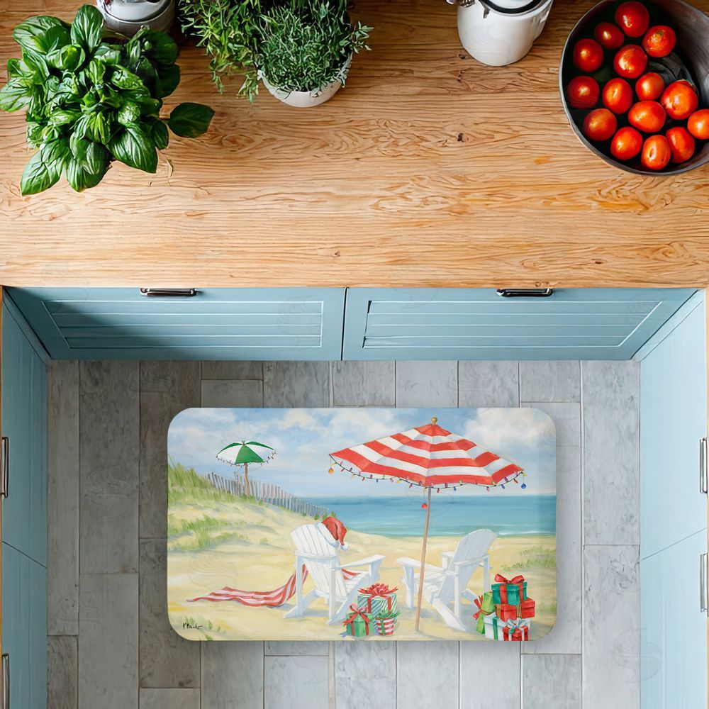 Paul Brent Perfect Beach Holiday Kitchen Floor Mat