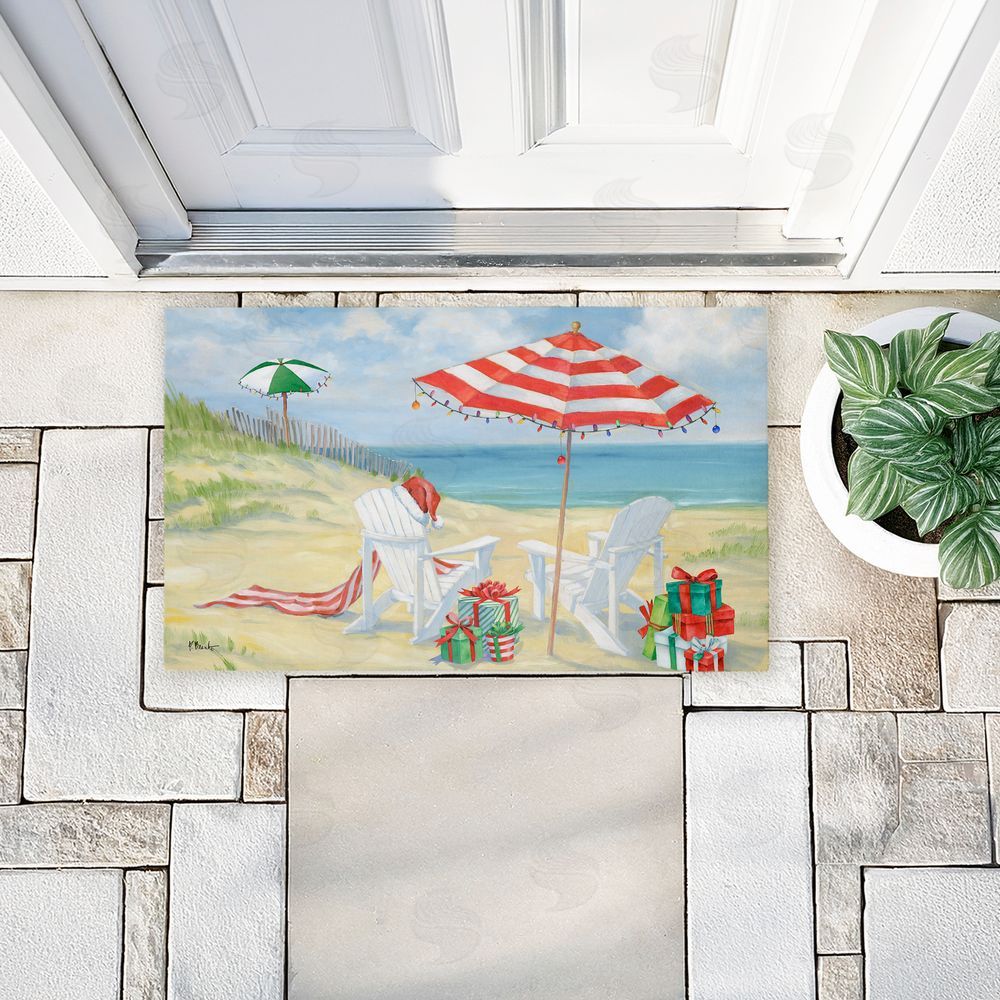Paul Brent Perfect Beach Holiday Unwoven Outdoor Door Mat