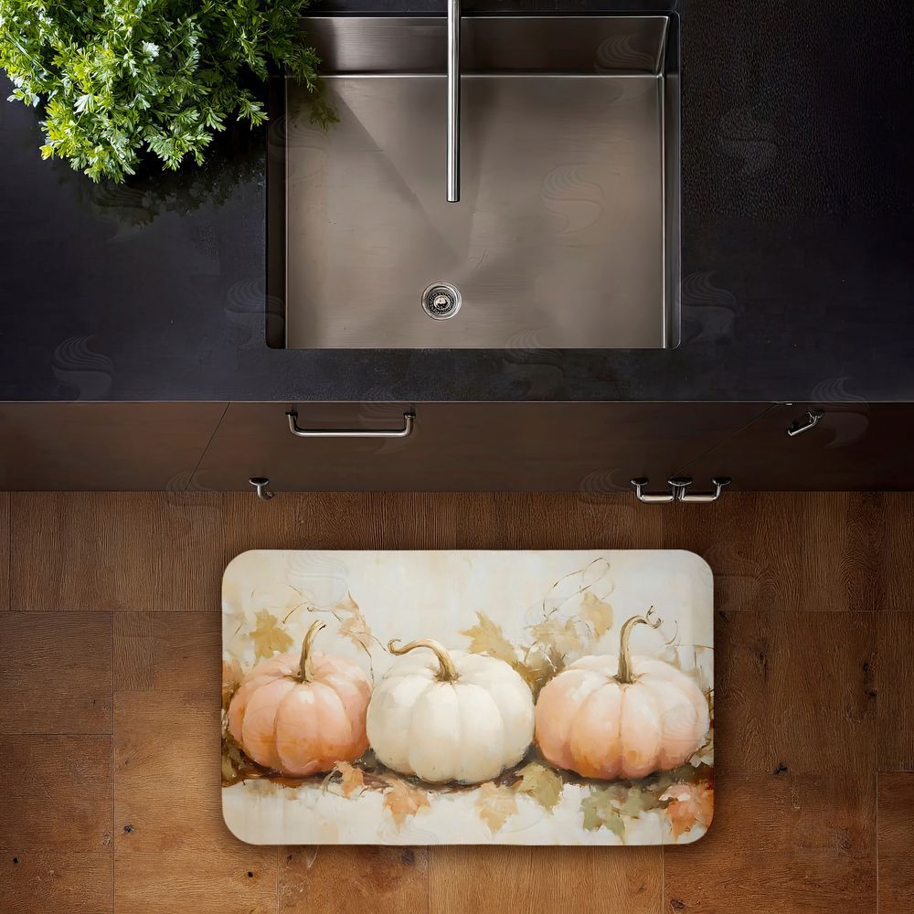 Creative Studio Classic Pumpkin Trio Kitchen Floor Mat
