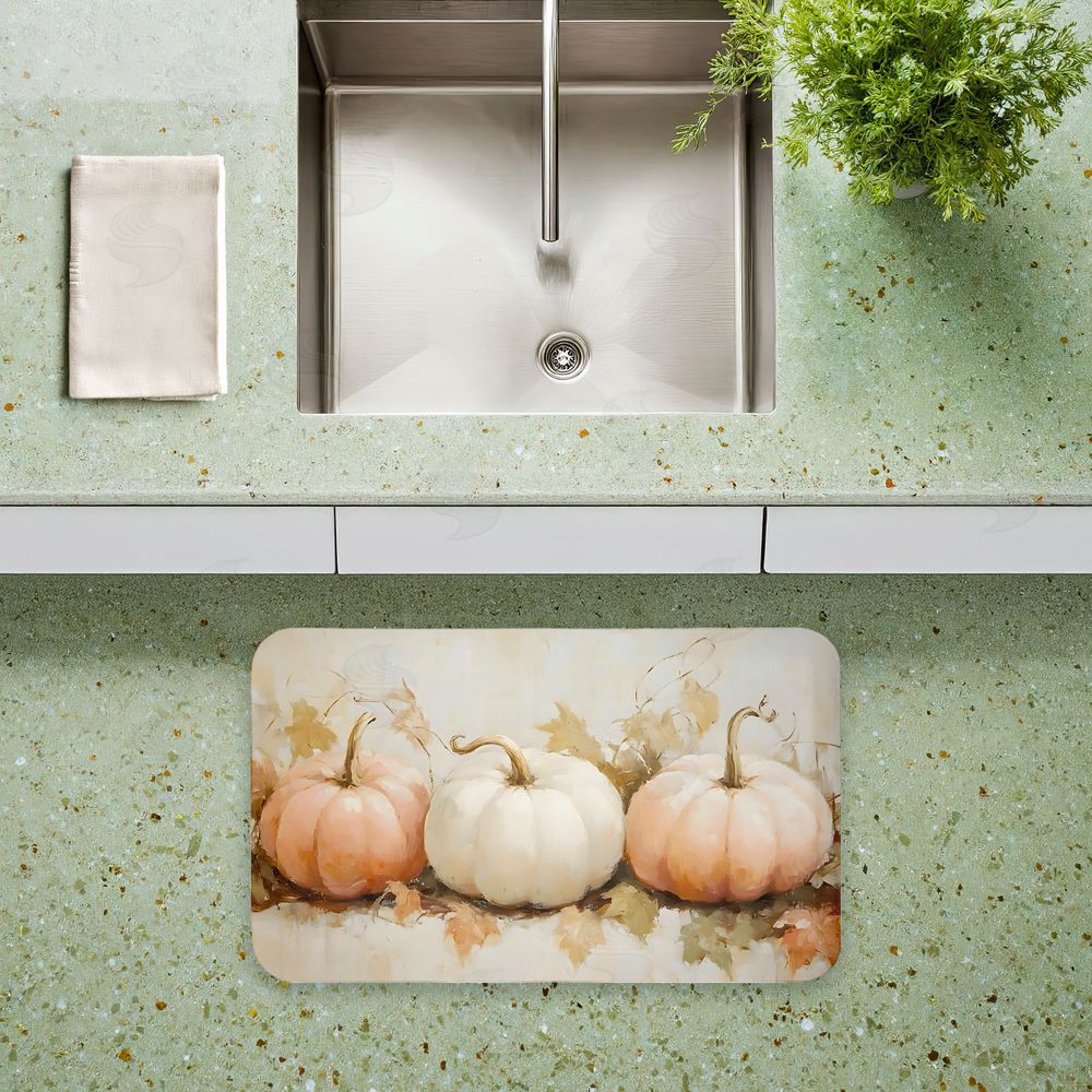 Creative Studio Classic Pumpkin Trio Kitchen Floor Mat