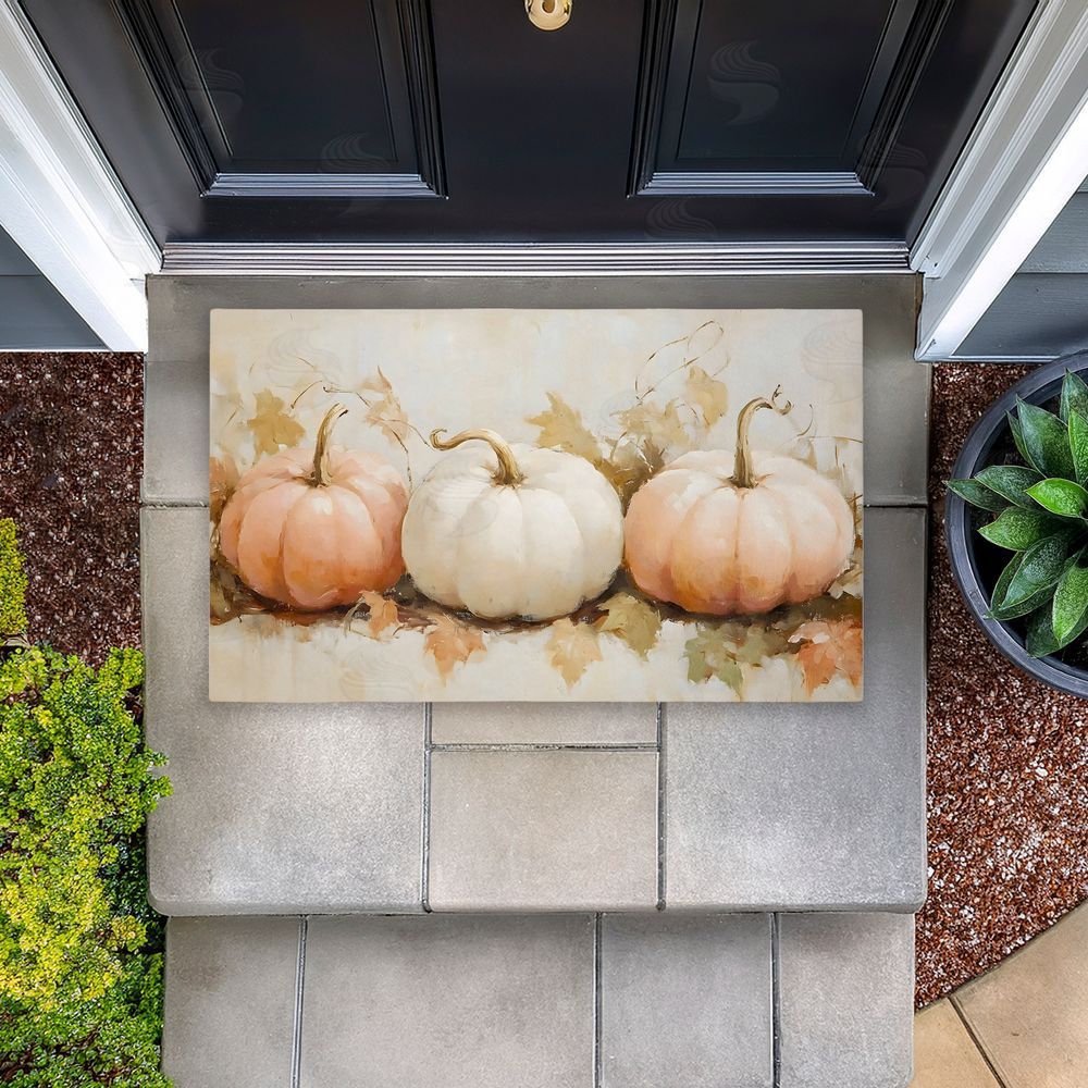Creative Studio Classic Pumpkin Trio Unwoven Outdoor Door Mat