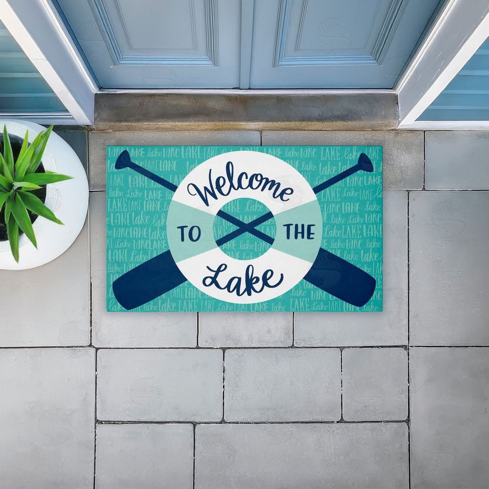 Creative Studio Autumn Harvest Pumpkins & Flowers Unwoven Outdoor Door Mat
