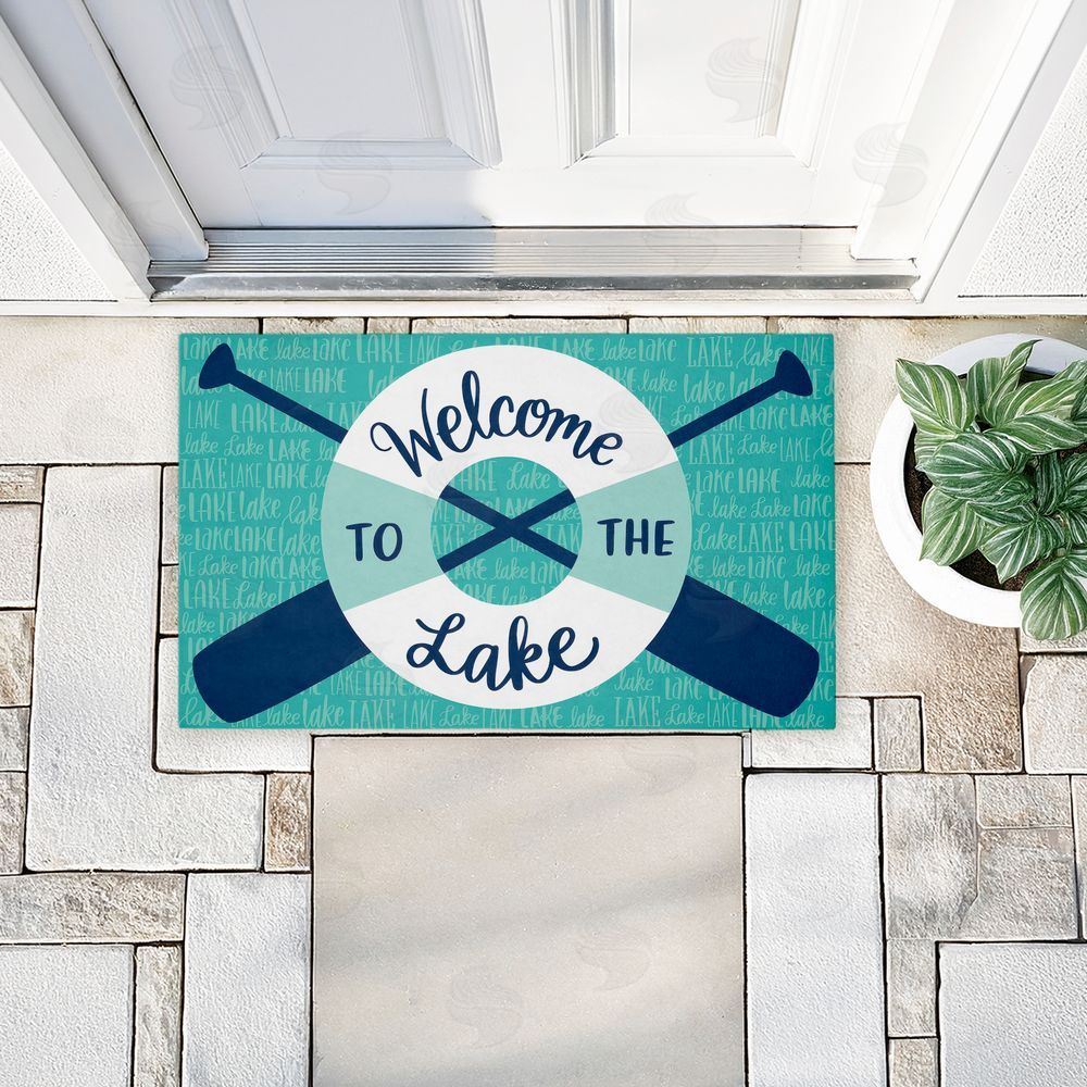 Creative Studio Autumn Harvest Pumpkins & Flowers Unwoven Outdoor Door Mat