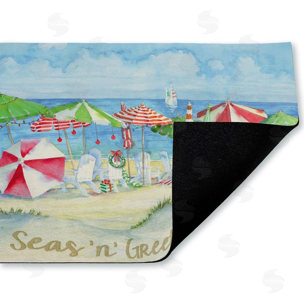 Paul Brent Seas 'n' Greetings Beach Unwoven Outdoor Door Mat