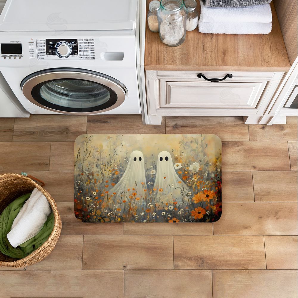 Creative Studio Ghosts in Autumn Meadow Kitchen Floor Mat