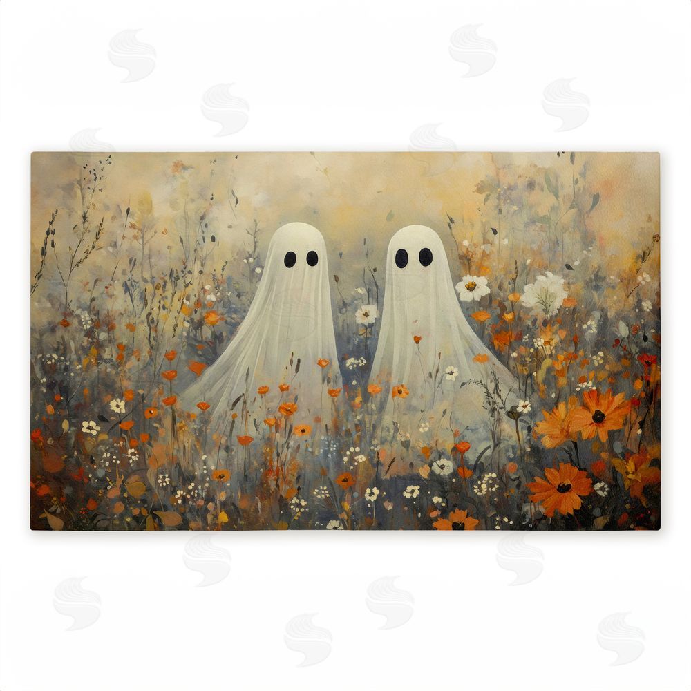 Creative Studio Ghosts in Autumn Meadow Unwoven Outdoor Door Mat