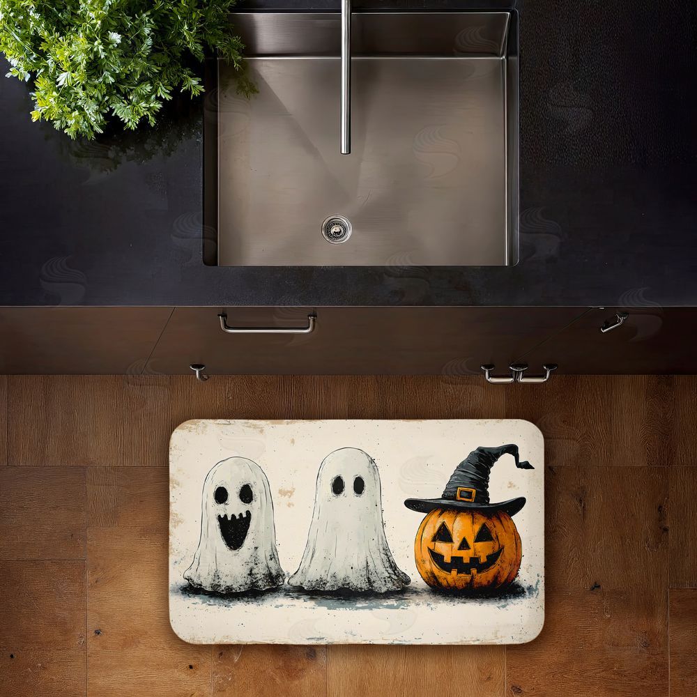 Creative Studio Halloween Icons Trio Kitchen Floor Mat