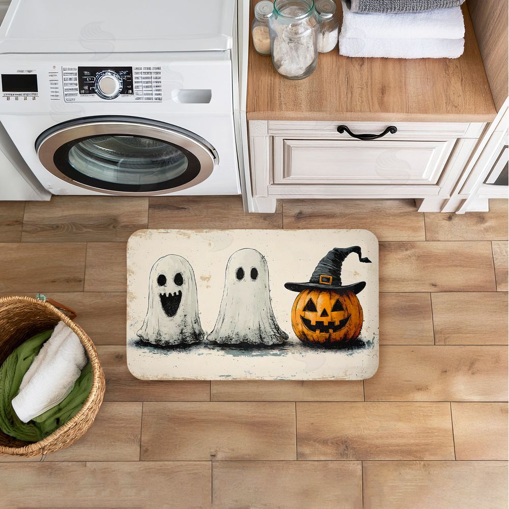 Creative Studio Halloween Icons Trio Kitchen Floor Mat