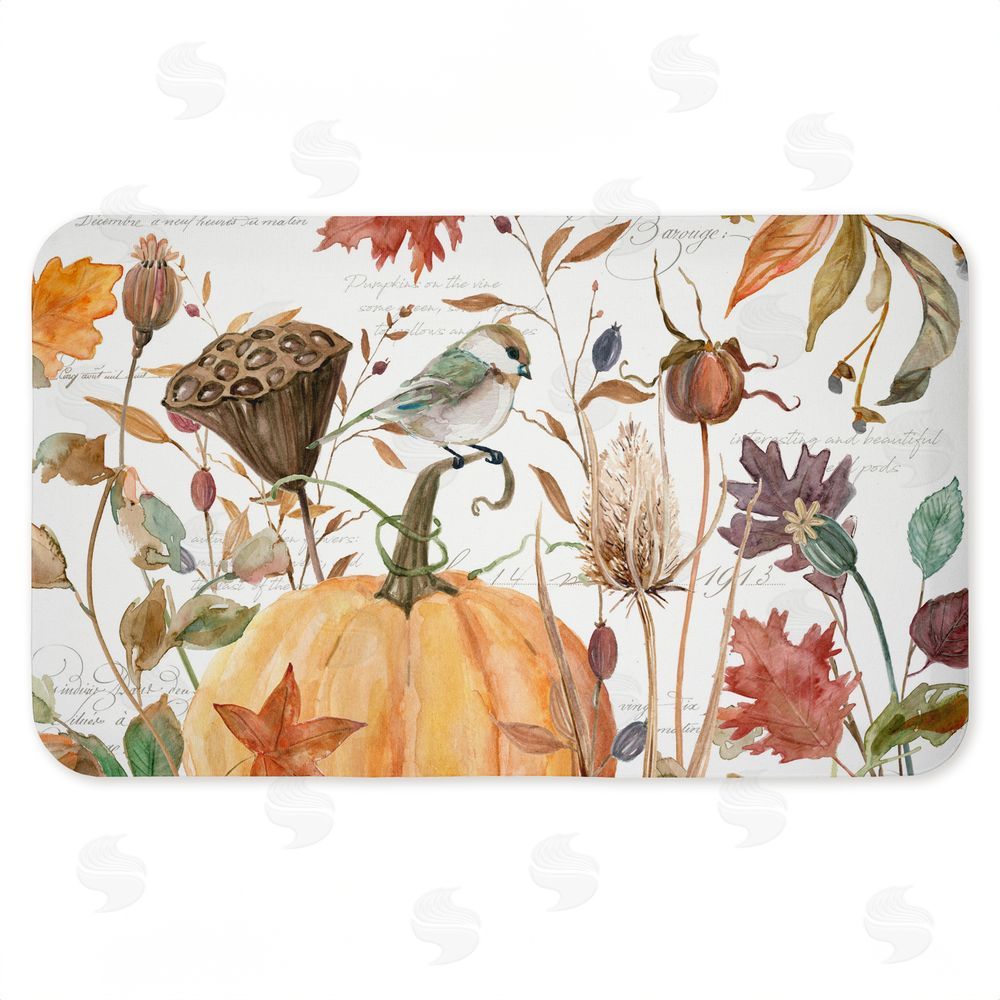Livi and Finn Harvest Home Sketchbook Kitchen Floor Mat