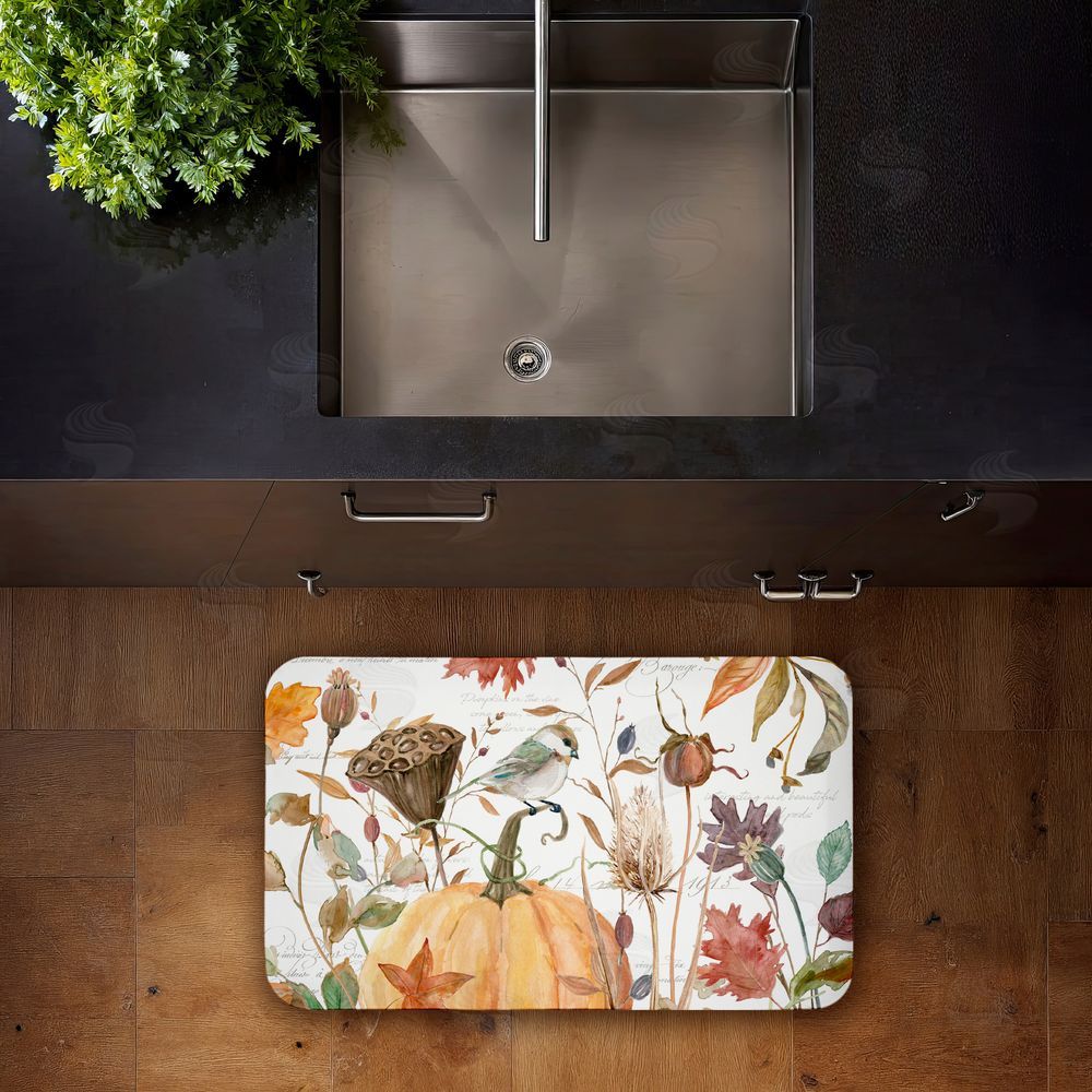 Livi and Finn Harvest Home Sketchbook Kitchen Floor Mat