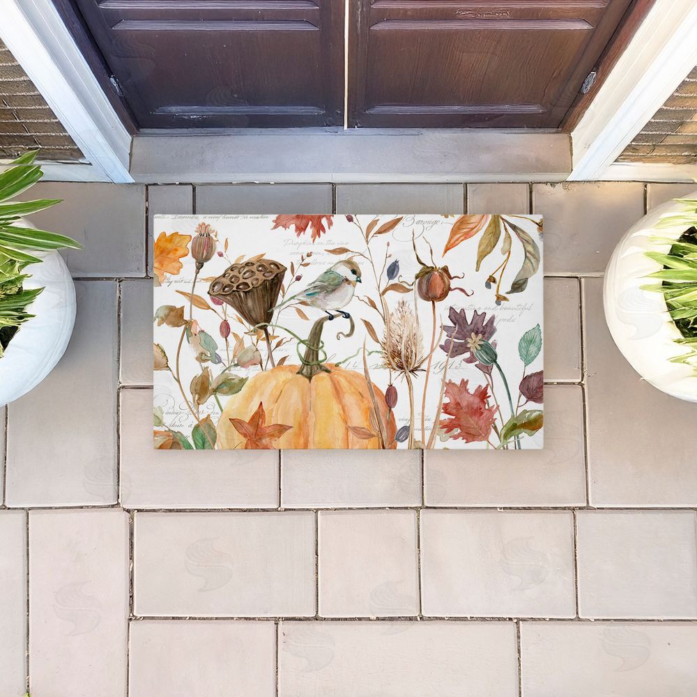 Livi and Finn Harvest Home Sketchbook Unwoven Outdoor Door Mat