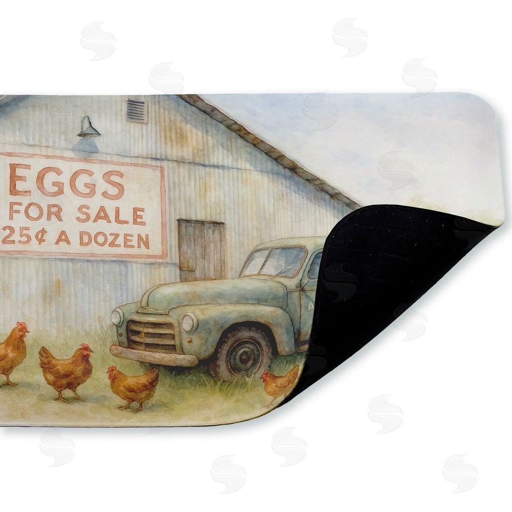 Antony Smith Eggs For Sale Farmhouse Kitchen Floor Mat