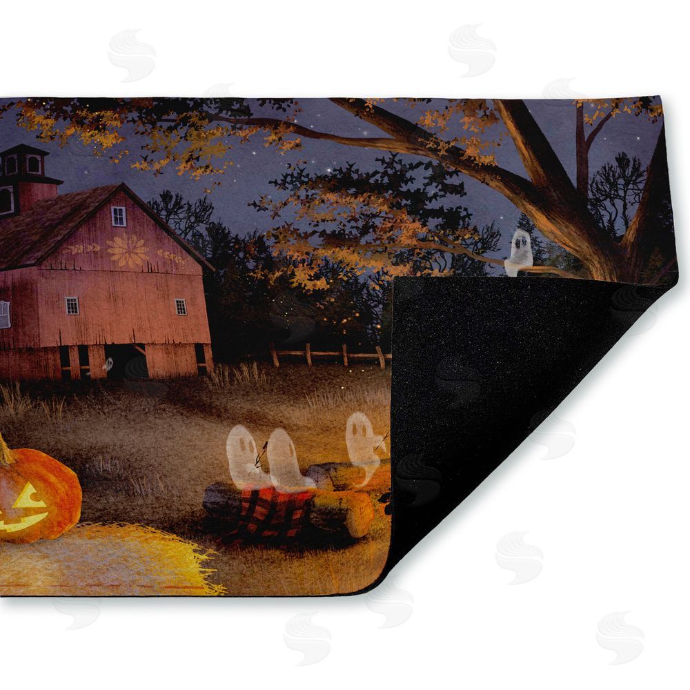 Billy Jacobs Autumn Embers Ghosts & Campfire Unwoven Outdoor Door Mat