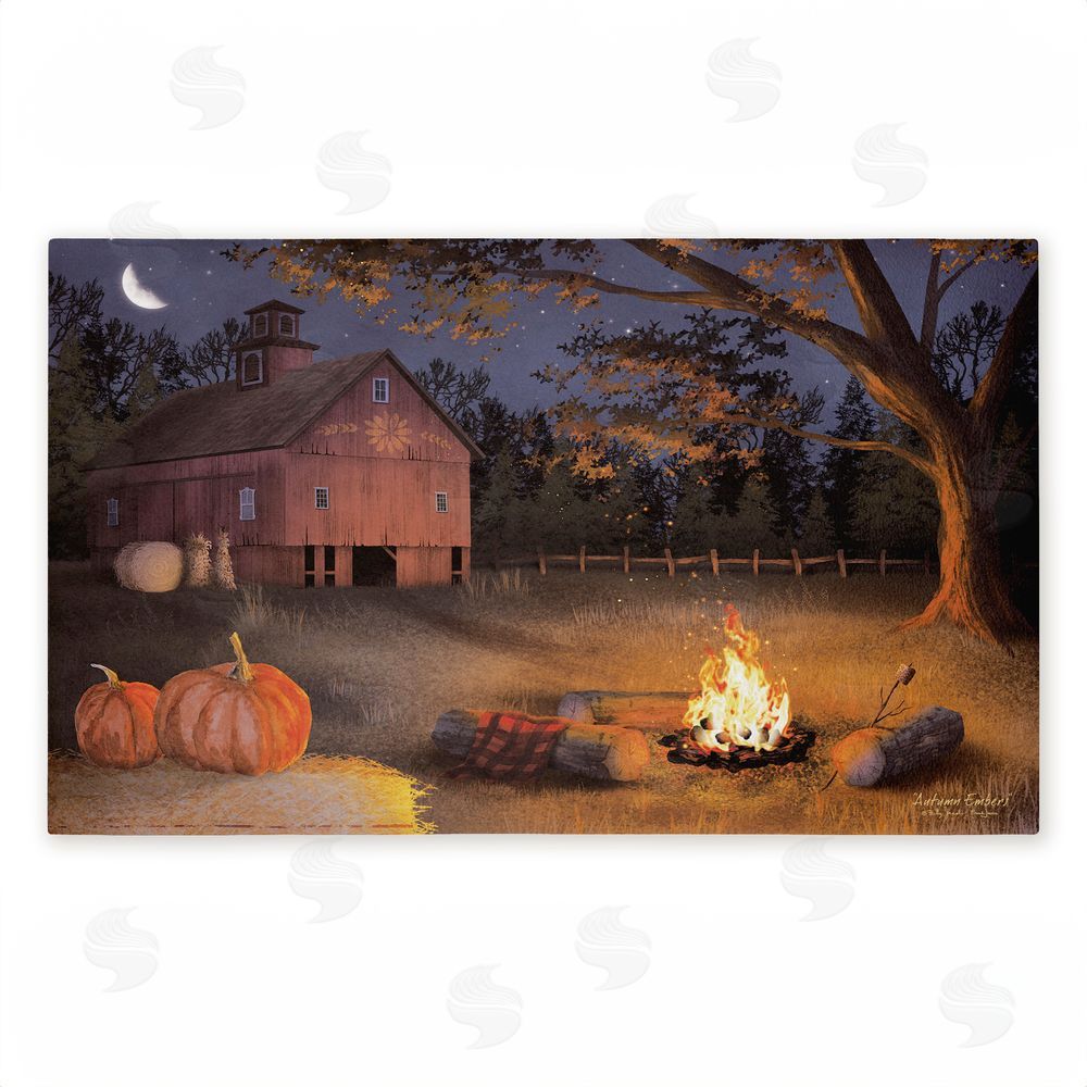 Billy Jacobs Autumn Embers Campfire Unwoven Outdoor Door Mat