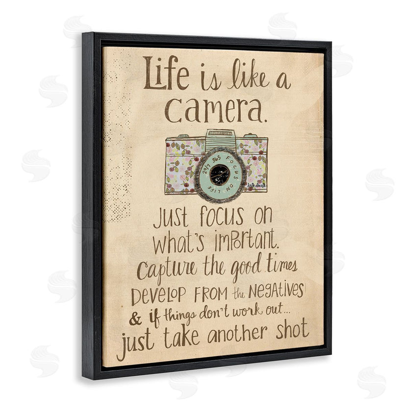 Katie Doucette | Life Is Like A Camera Inspirational