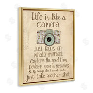 Katie Doucette | Life Is Like A Camera Inspirational