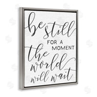 Stupell Studio | Be Still Relaxing Typography