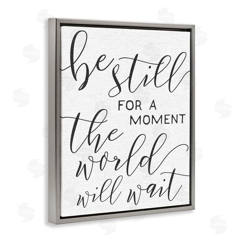 Stupell Studio | Be Still Relaxing Typography