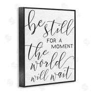 Stupell Studio | Be Still Relaxing Typography
