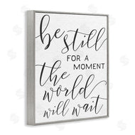 Stupell Studio | Be Still Relaxing Typography