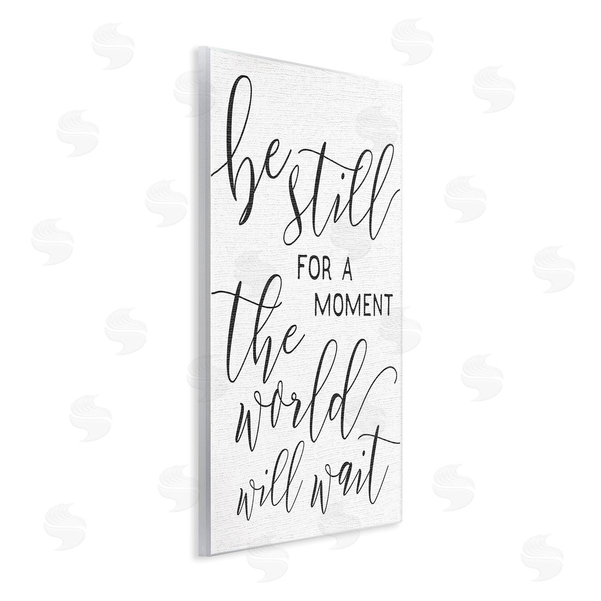 Be Still Relaxing Typography Wood Plaque Wall Art, Home Decor by Stupell Studio