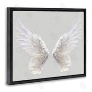 Stupell Studio | Angel Wings on Grey