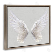 Stupell Studio | Angel Wings on Grey