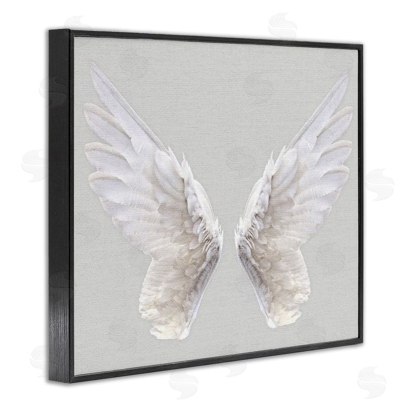 Stupell Studio | Angel Wings on Grey