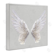 Stupell Studio | Angel Wings on Grey
