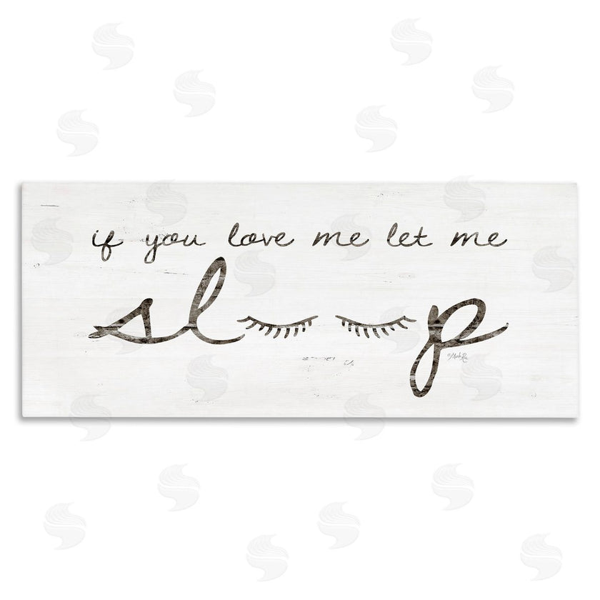 Marla Rae | Let Me Sleep Phrase with Eyelashes
