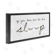 Marla Rae | Let Me Sleep Phrase with Eyelashes