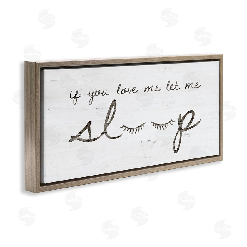 Marla Rae | Let Me Sleep Phrase with Eyelashes