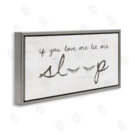 Marla Rae | Let Me Sleep Phrase with Eyelashes