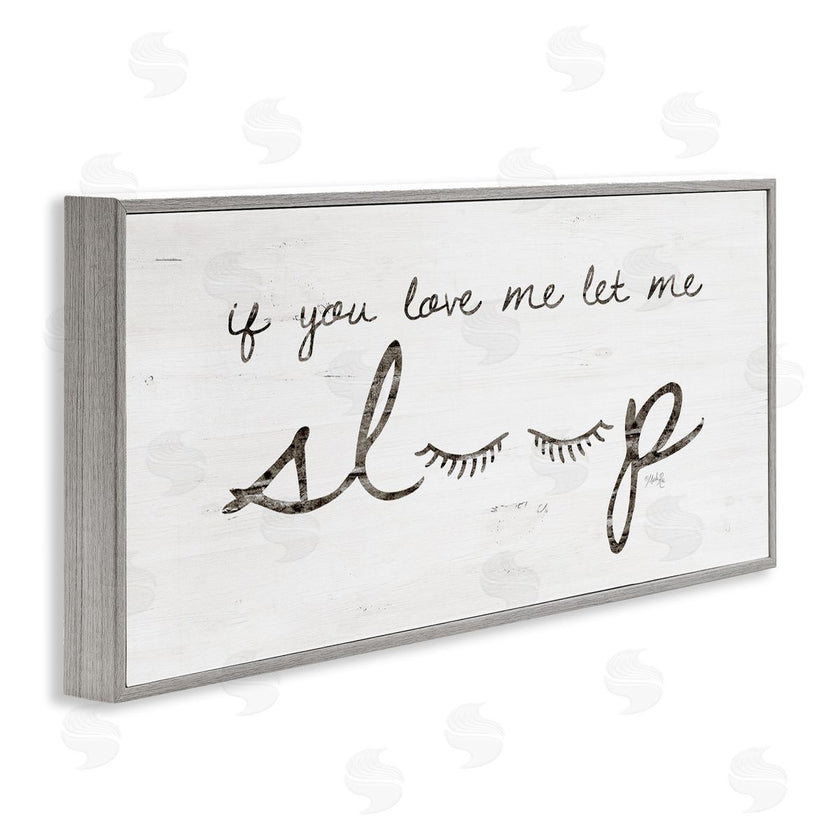Marla Rae | Let Me Sleep Phrase with Eyelashes