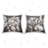 Stellar Design Studio | Gray Floral Close Up Neutral Flowers