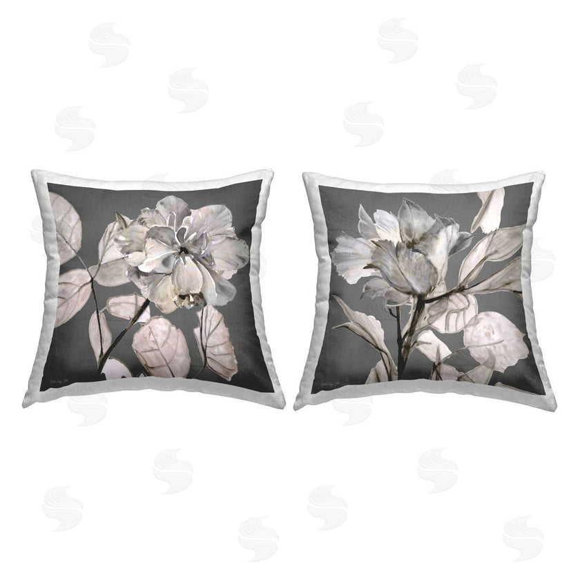 Stellar Design Studio | Gray Floral Close Up Neutral Flowers