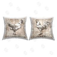 Conrad Knutsen | Vintage Farm Chicken Rooster Inspirational Phrases