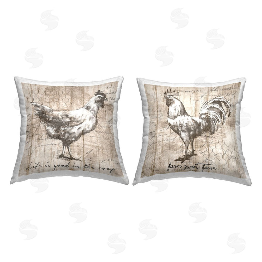 Conrad Knutsen | Vintage Farm Chicken Rooster Inspirational Phrases