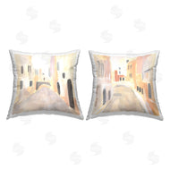 Annie Warren | European Alley Architecture Abstract Cityscape